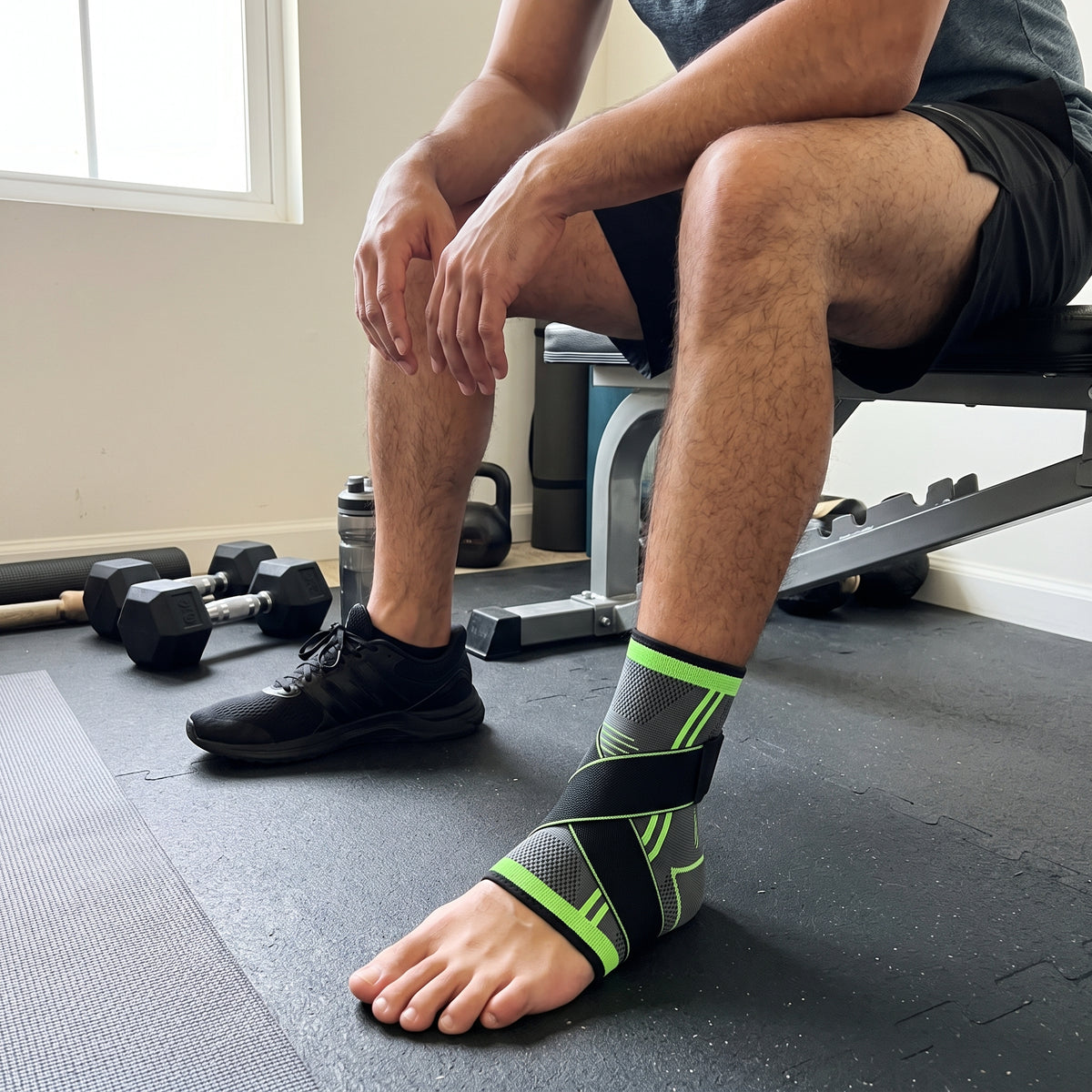 AnklePro™ – Tobillera Ortopédica Ajustable con Compresión – Vuelve a Pisar Firme y Sin Dolor