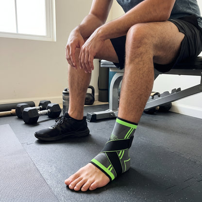 AnklePro™ – Tobillera Ortopédica Ajustable con Compresión – Vuelve a Pisar Firme y Sin Dolor