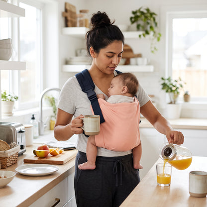 BabyHug™ – Porta Bebé Ergonómico Ajustable Transpirable | Brazos Libres y Cero Dolor de Espalda