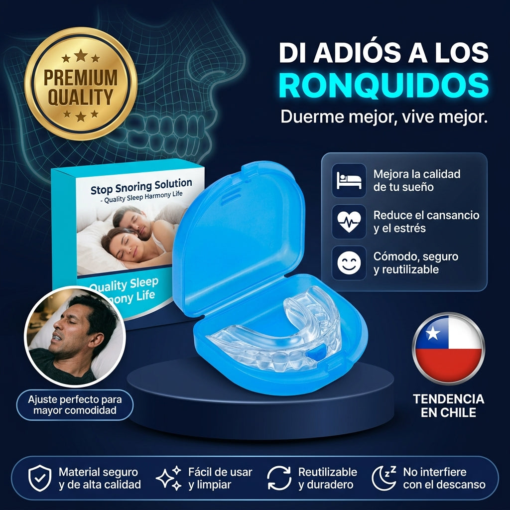 SilenceSleep™ Férula Bucal Anti Bruxismo y Ronquidos